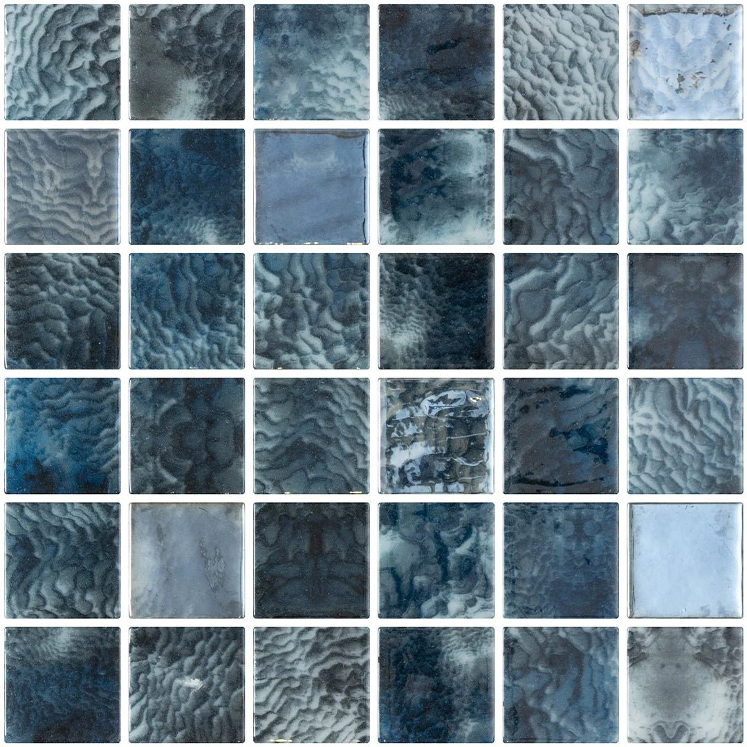 Arrecife Grey, 2" x 2" - Glass Tile