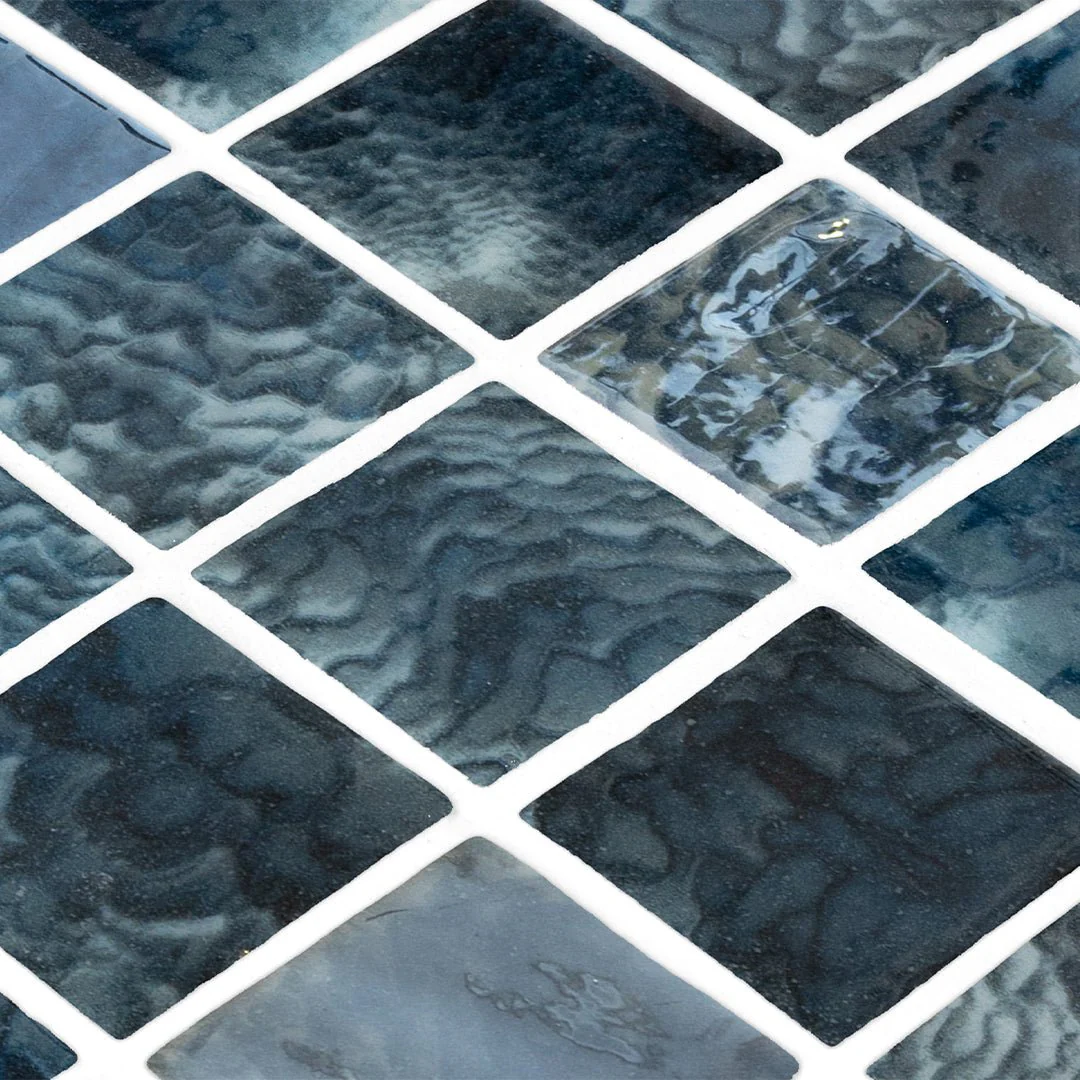 Arrecife Grey, 2" x 2" - Glass Tile - Image 2