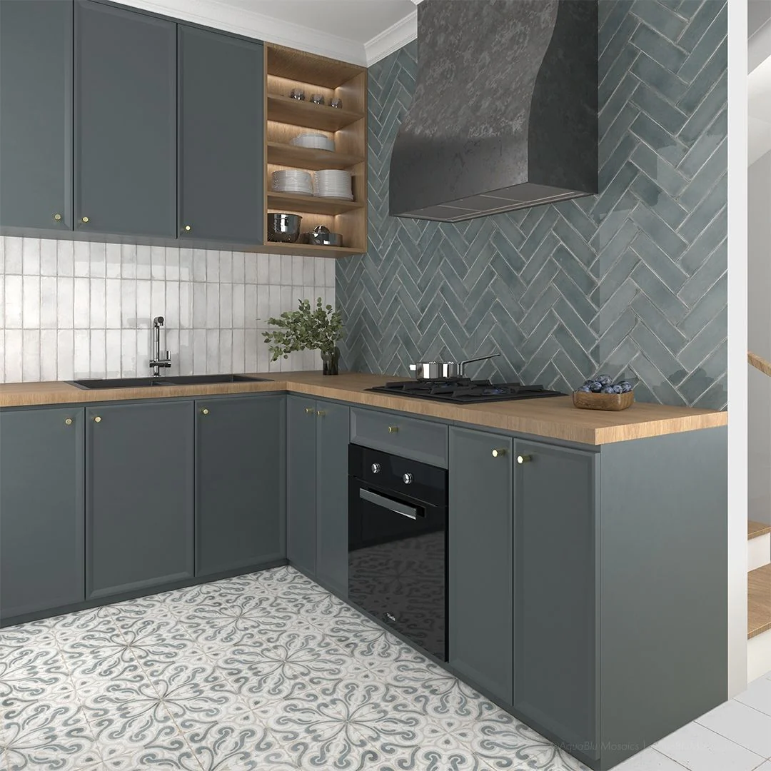 Atlantique Josselin, 8" x 8" - Porcelain Tile - Image 9