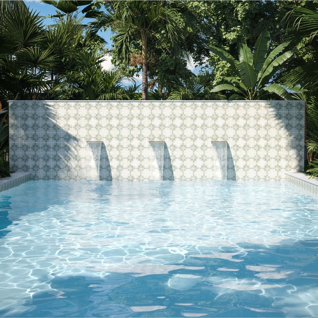 Atlantique Saint-Michel Olive, 8" x 8" - Porcelain Tile - Image 4