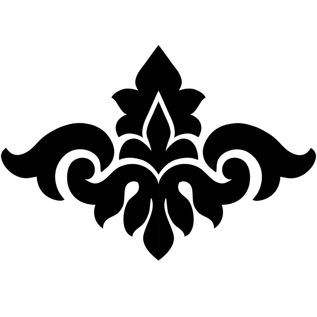 Baroque Accent - Black - Pool Mosaic