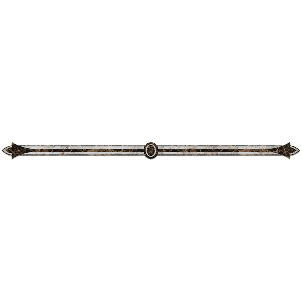 Baroque Long Accent 2 - Pool Mosaic