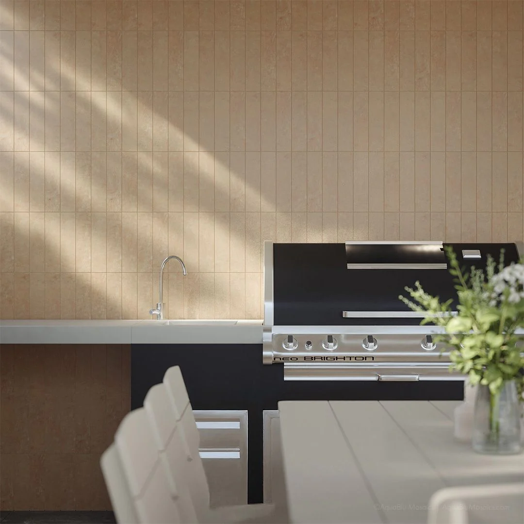 Bayshore Alabaster, 3" x 12" - Porcelain Tile - Image 3
