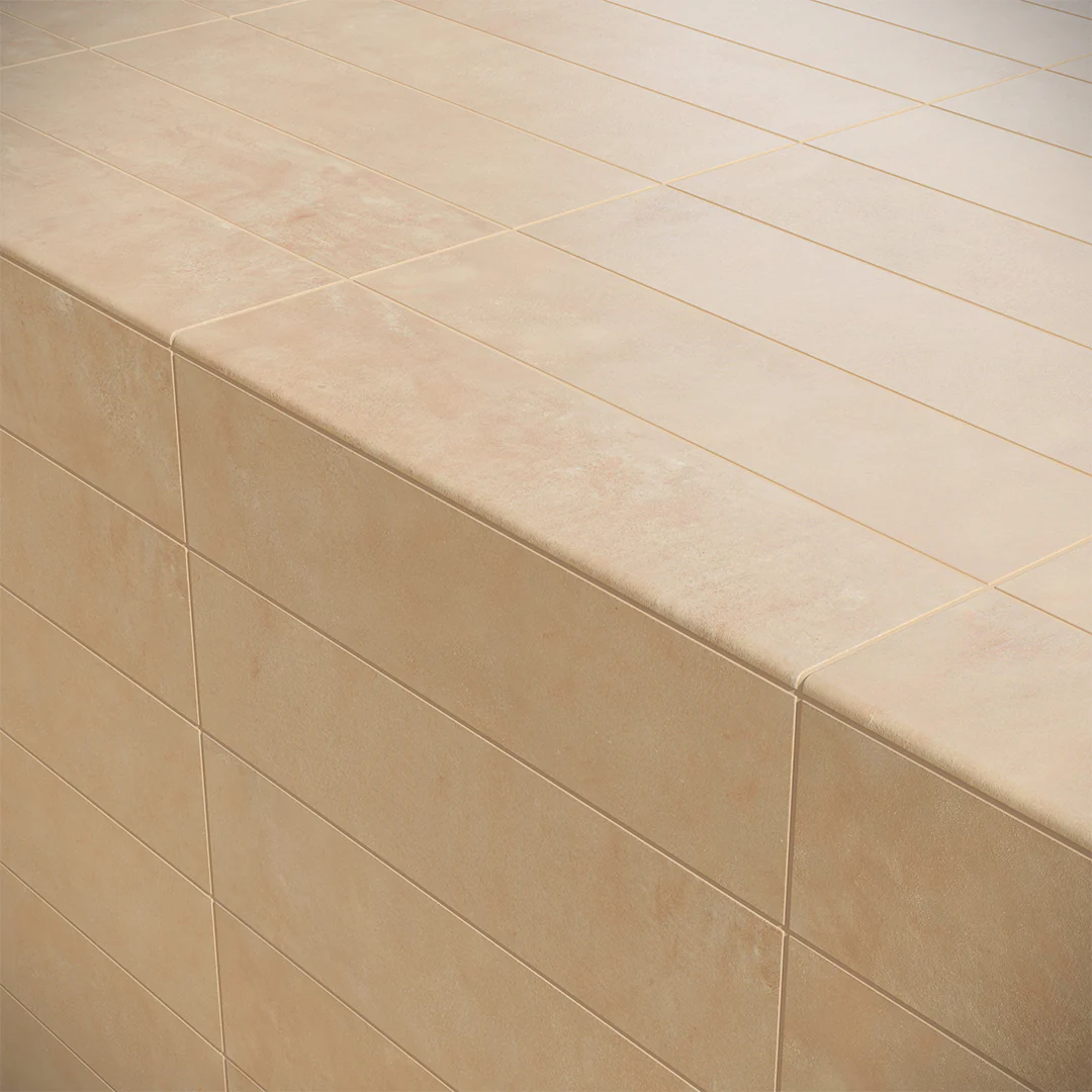 Bayshore Alabaster Bullnose, 3" x 12" - Porcelain Trim Tile - Image 2
