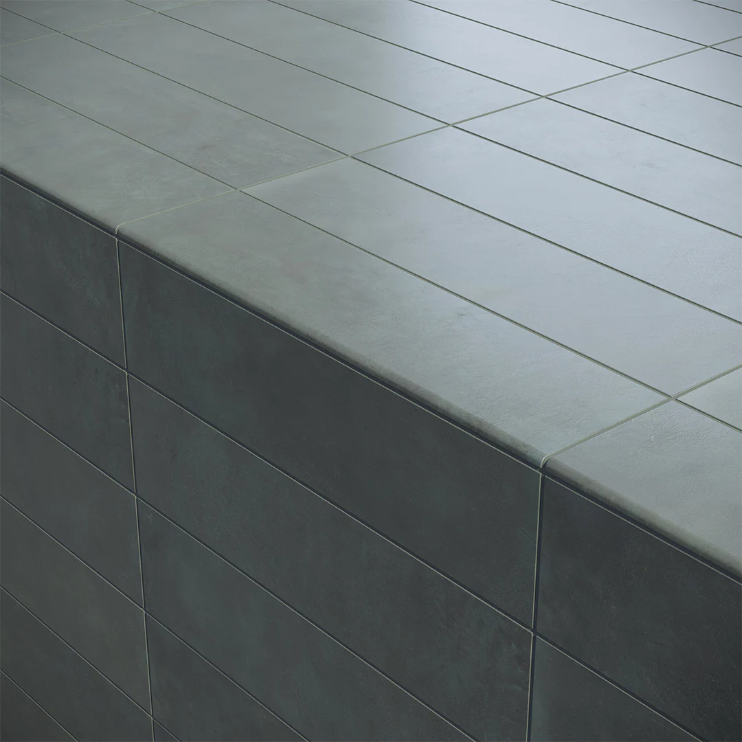 Bayshore Marine Bullnose, 3" x 12" - Porcelain Trim Tile - Image 2
