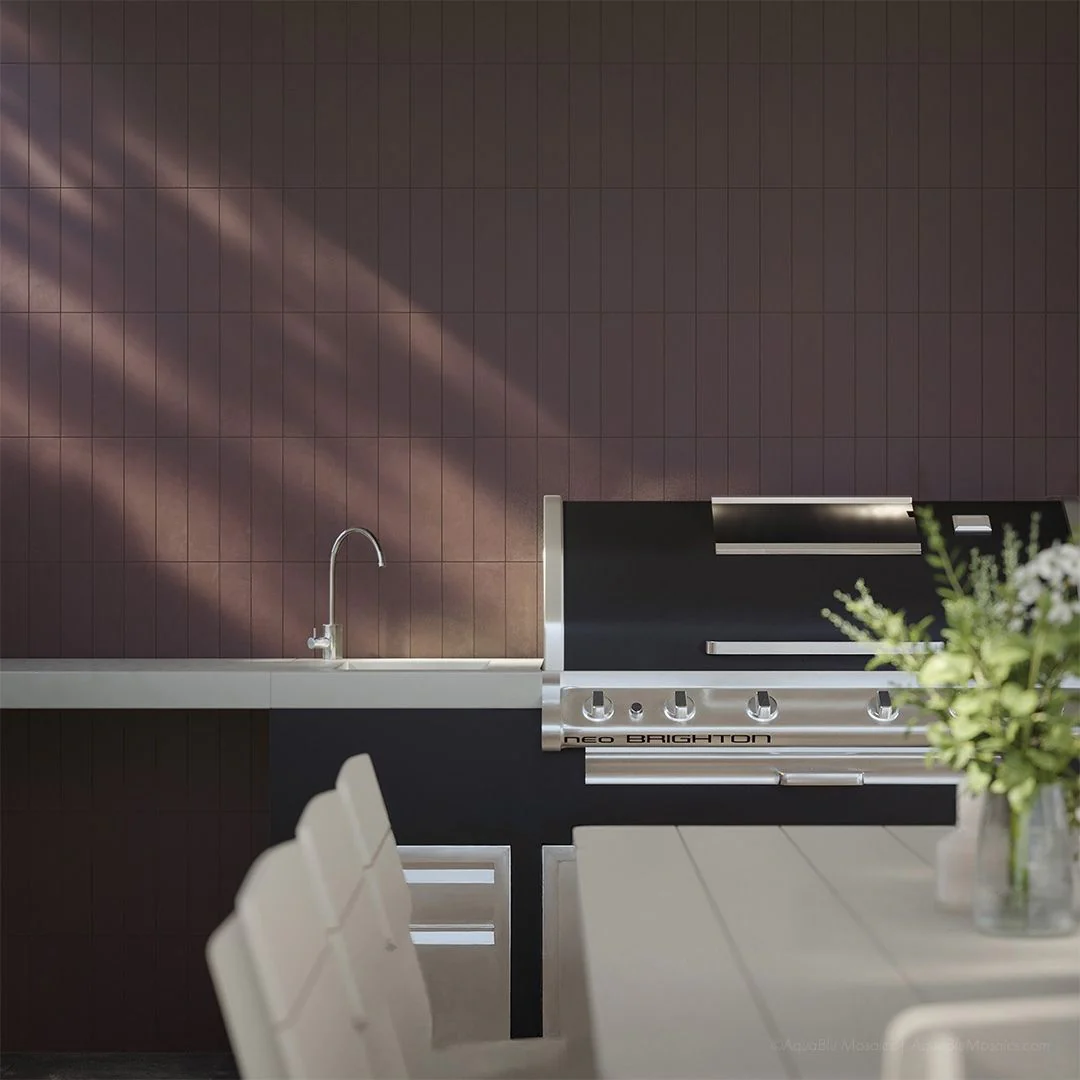 Bayshore Marron, 3" x 12" - Porcelain Tile - Image 3