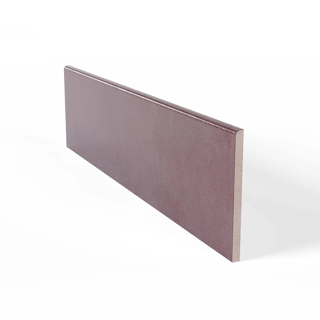 Bayshore Marron Bullnose, 3" x 12" - Porcelain Trim Tile - Image 4