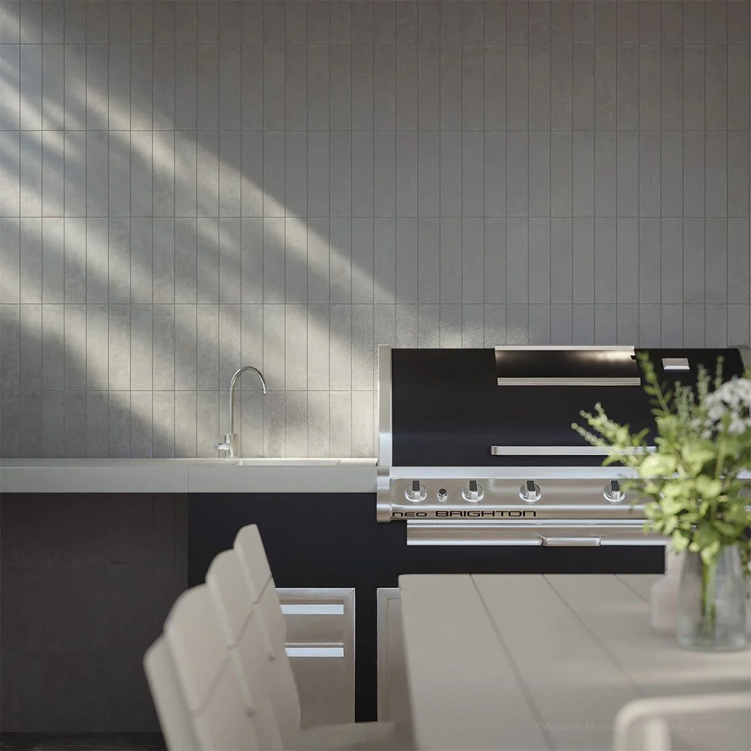 Bayshore Smoke, 3" x 12" - Porcelain Tile - Image 3
