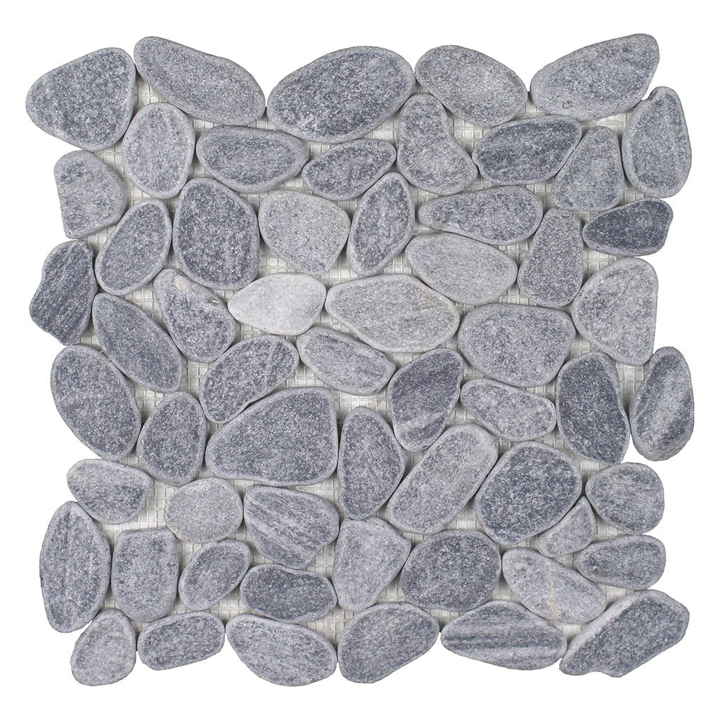 Beach Stones Grey - Pebble Tile