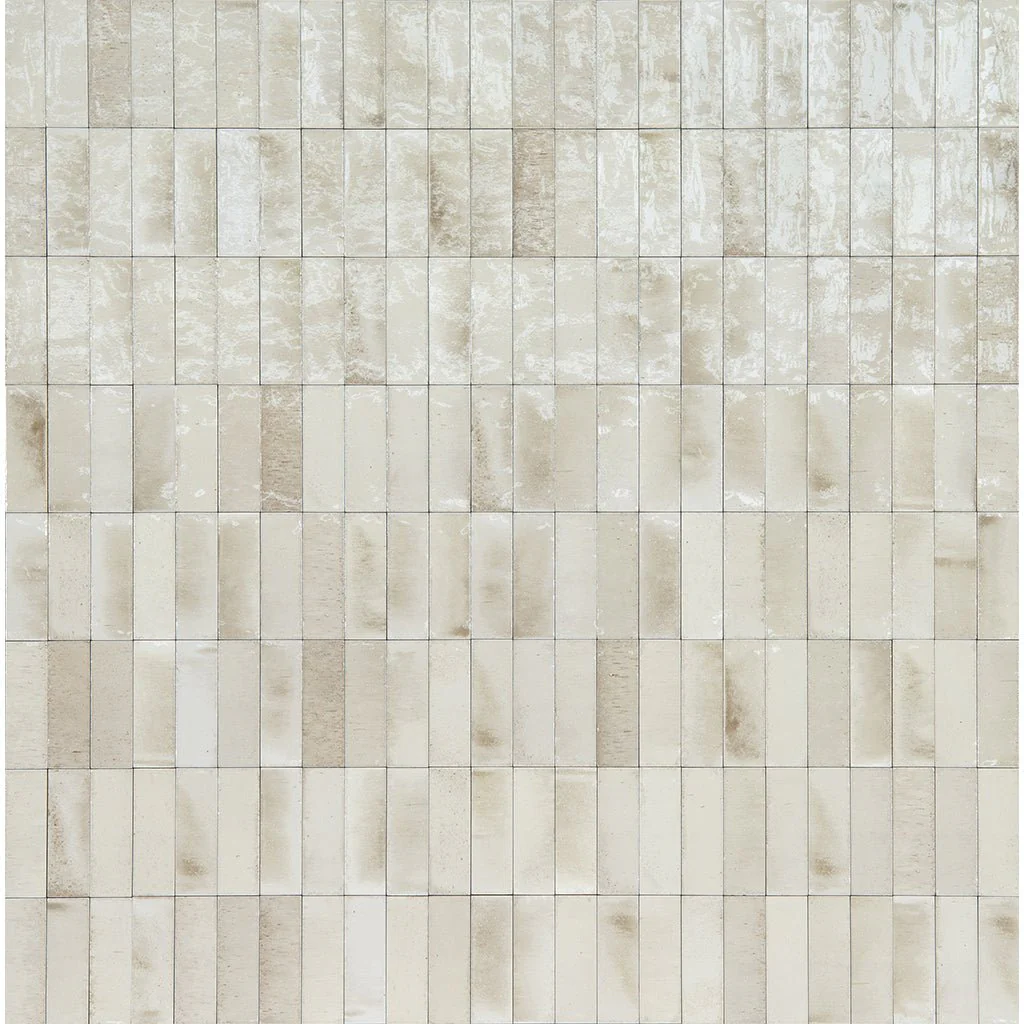 Beige Glossy, 2" x 6" - Porcelain Tile - Image 2