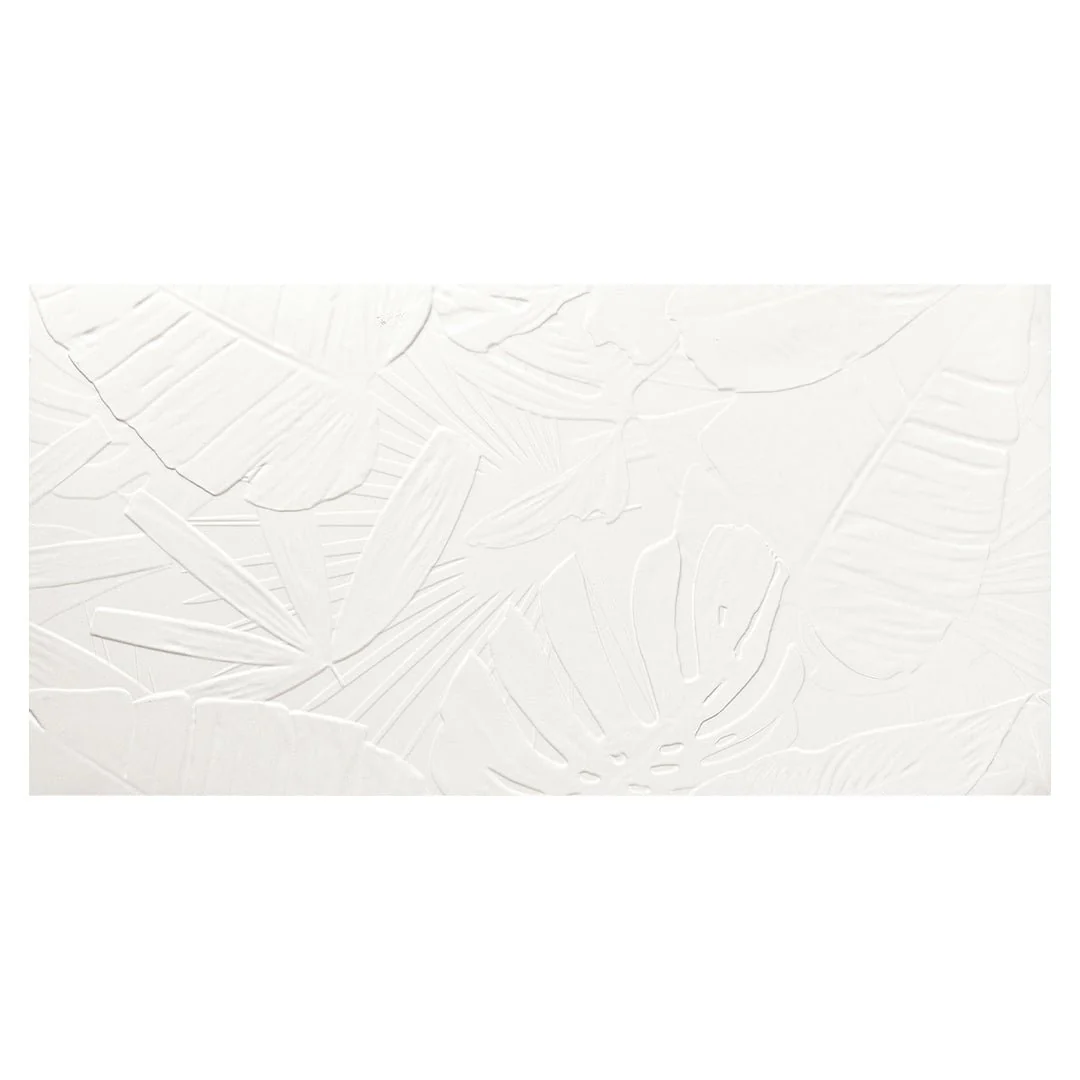 Bellagio White Lecco Deco, 24" x 48" - Ceramic Tile