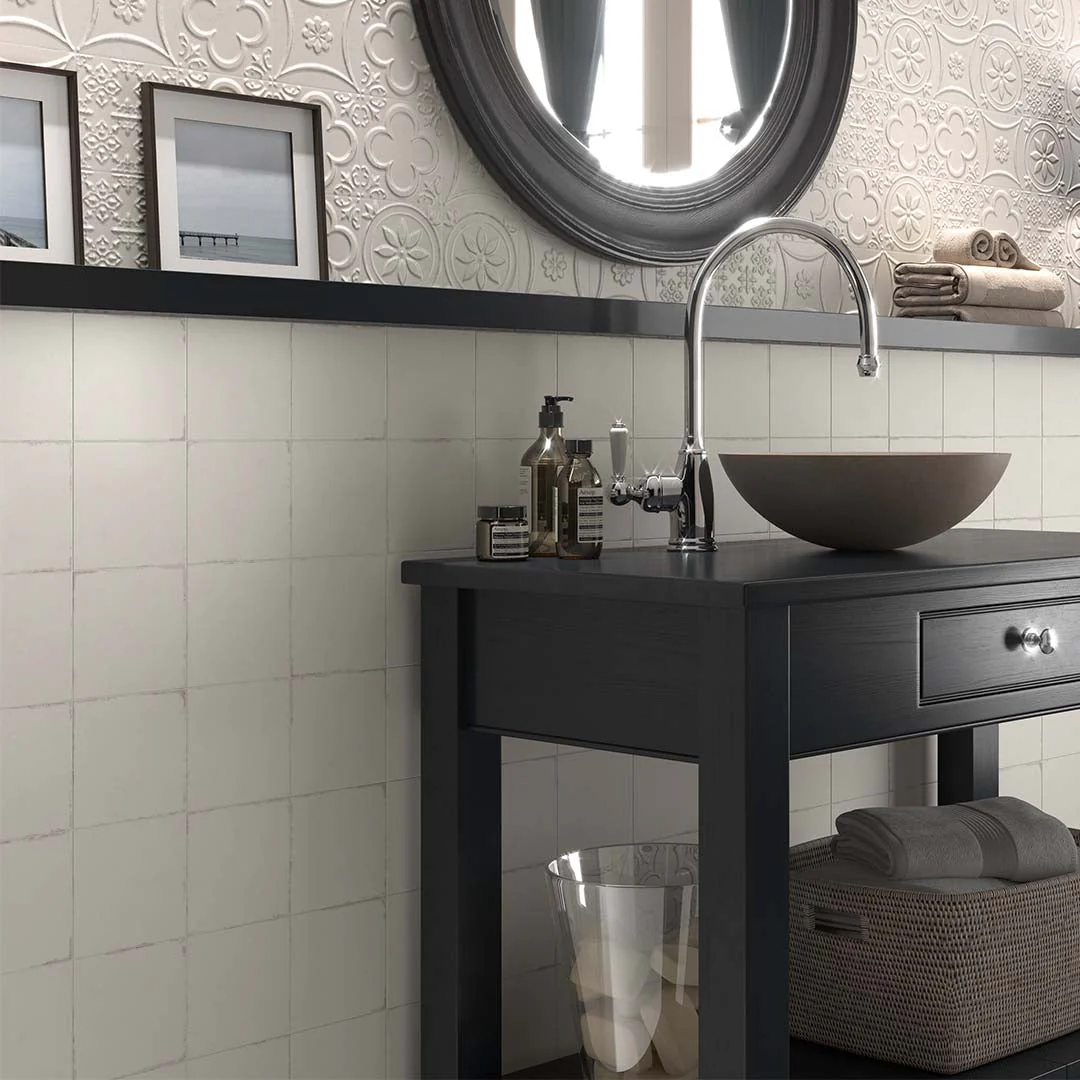 Berlin White Matte, 5.8" x 5.8" - Porcelain Tile - Image 2