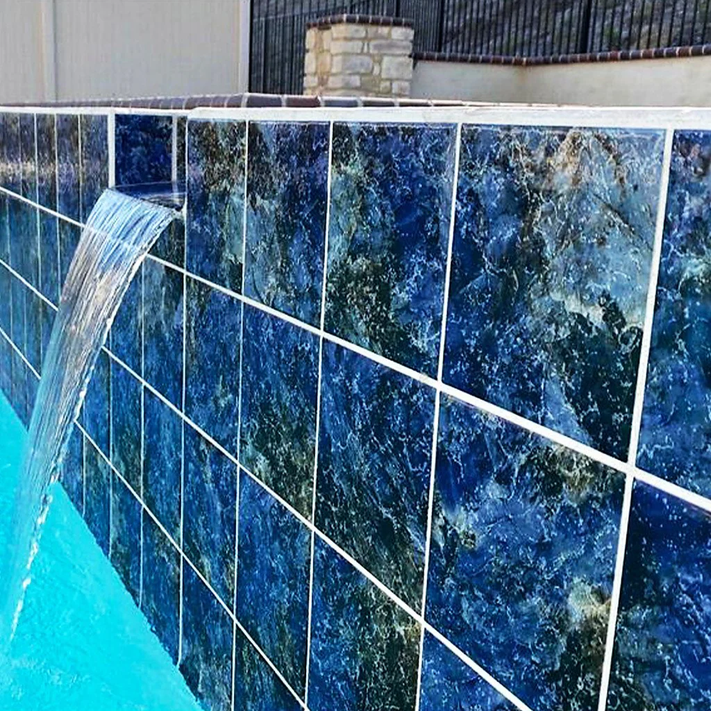 Bermuda Blue, 6" x 6" - Porcelain Pool Tile - Image 2