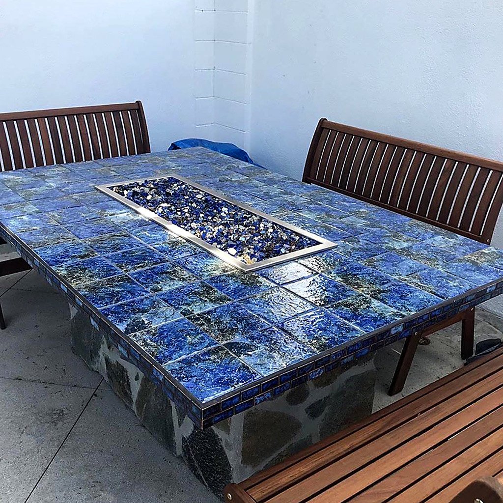 Bermuda Blue, 6" x 6" - Porcelain Pool Tile - Image 4