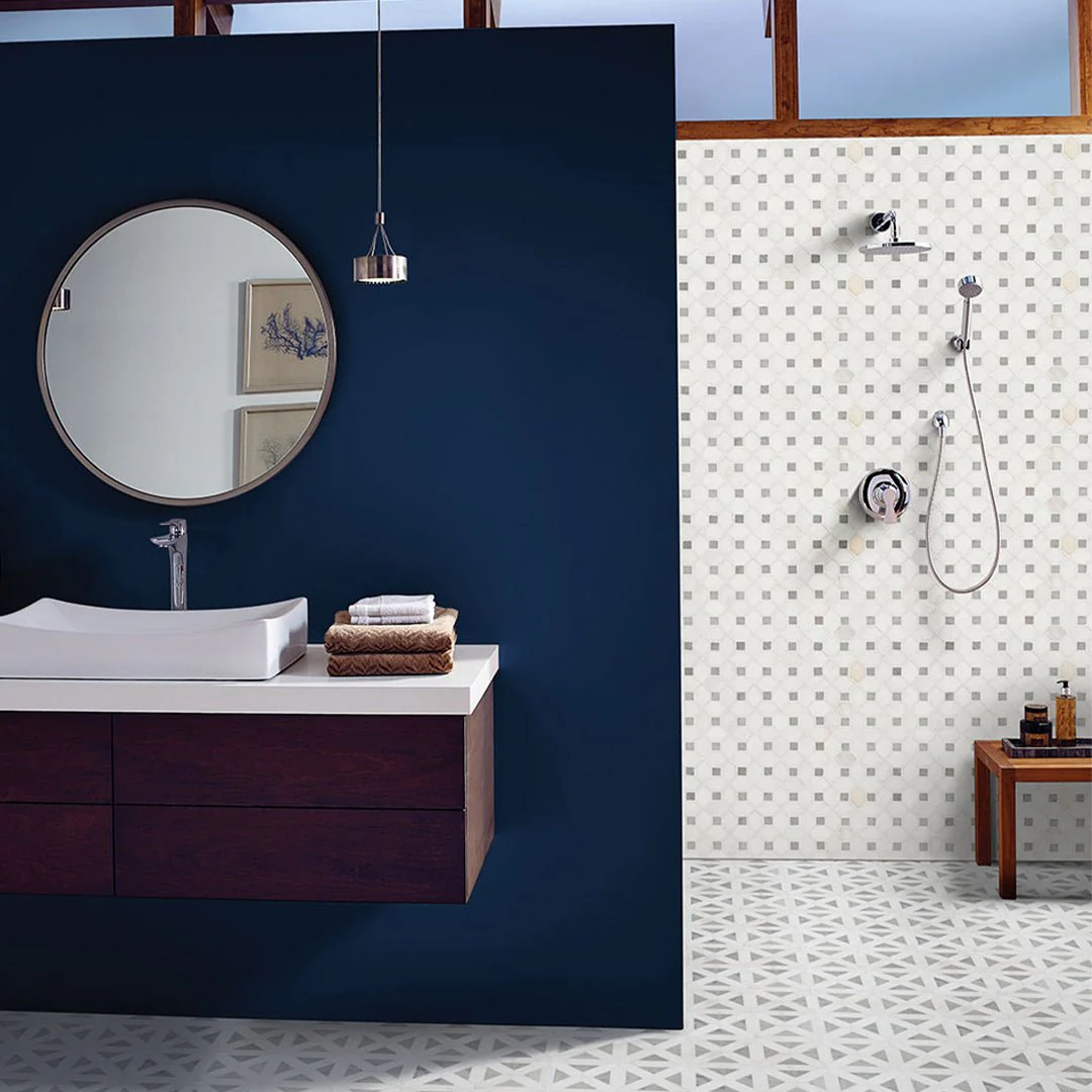 Bianco Dolomite Dotty - Stone Tile - Image 3