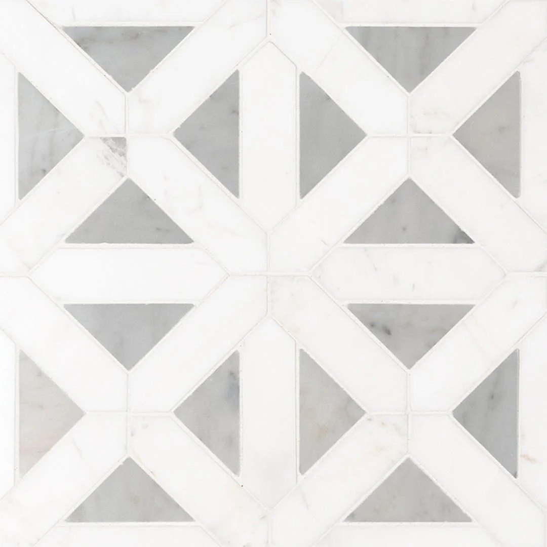Bianco Dolomite Geometrica - Stone Tile
