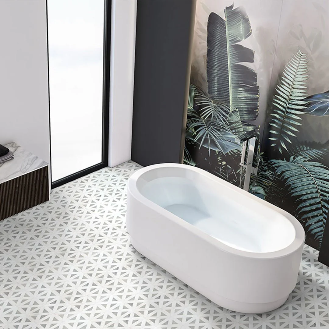 Bianco Dolomite Geometrica - Stone Tile - Image 2