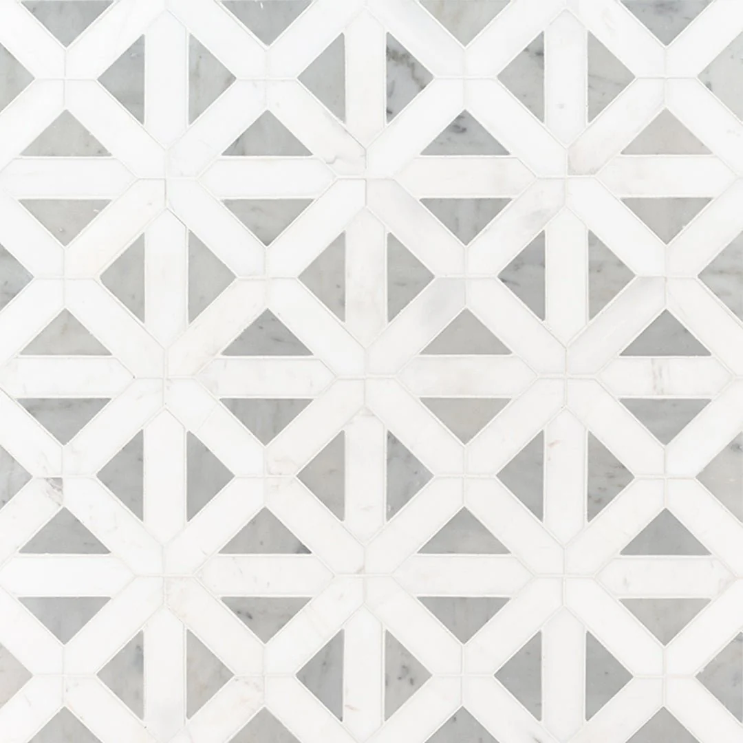 Bianco Dolomite Geometrica - Stone Tile - Image 8