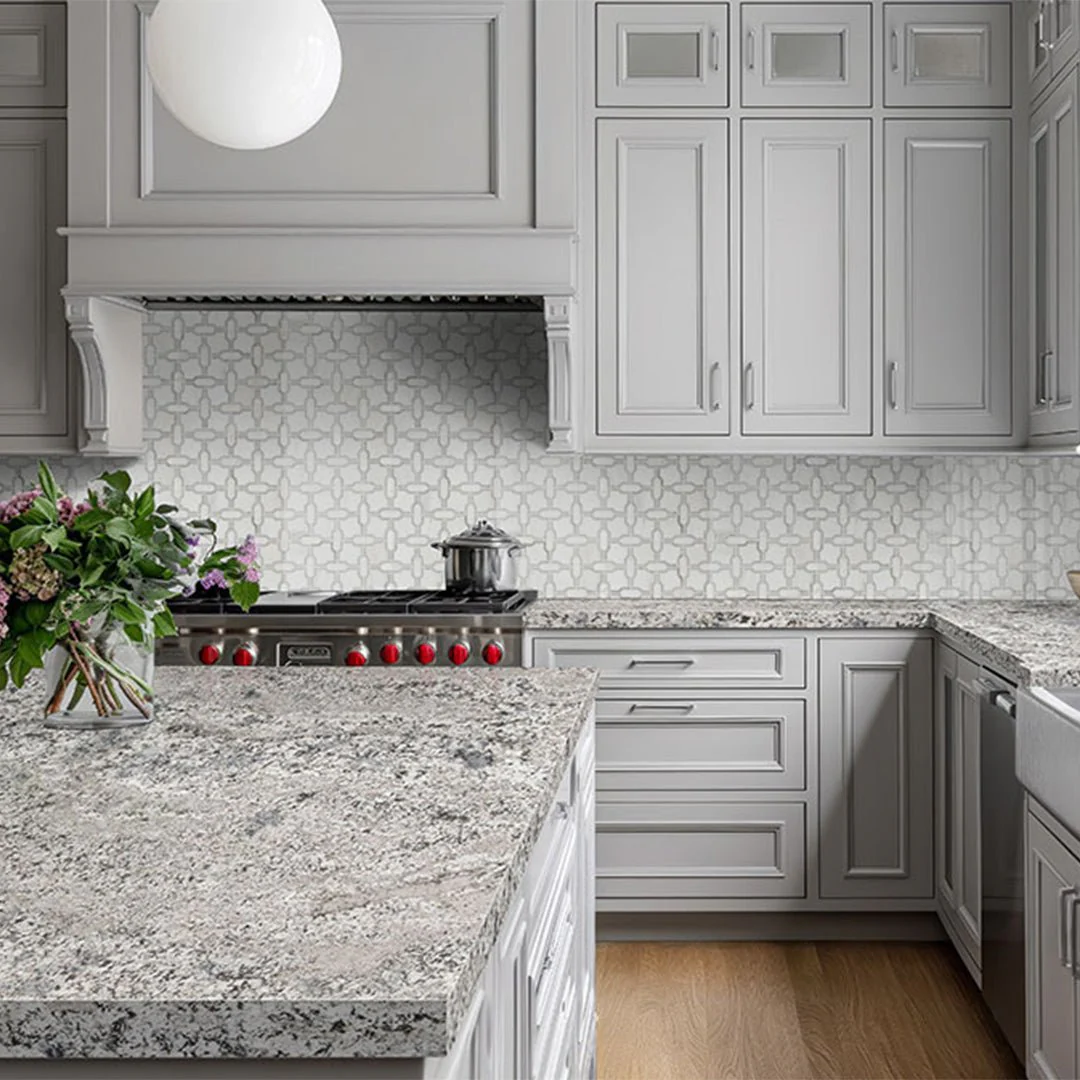 Bianco Dolomite Gridwork - Stone Tile - Image 2
