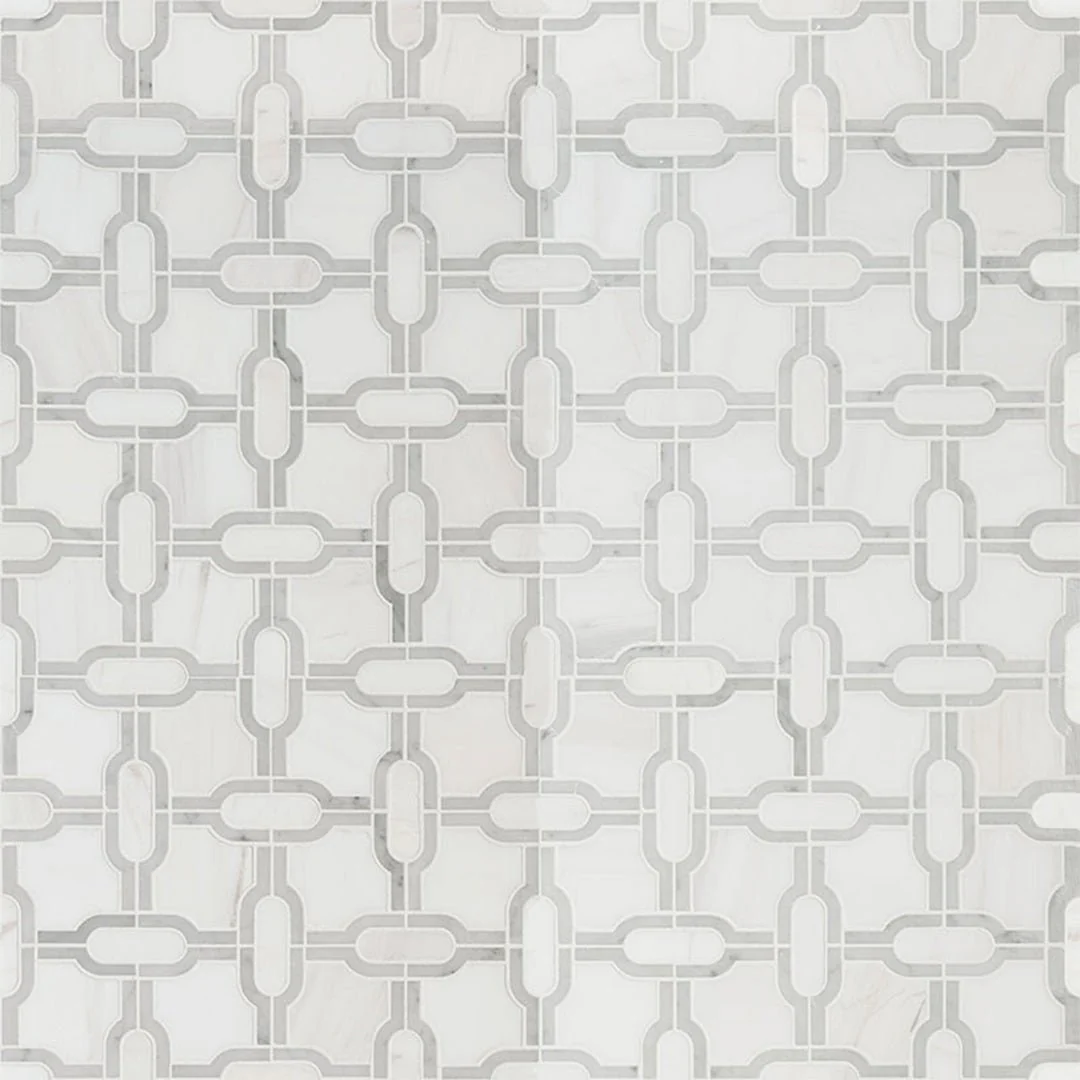 Bianco Dolomite Gridwork - Stone Tile - Image 5