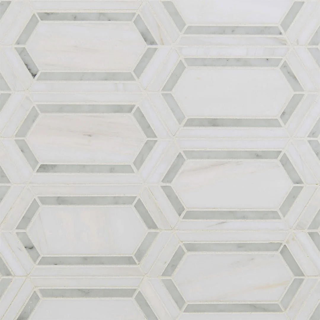 Bianco Dolomite Pavilion Picket - Stone Tile