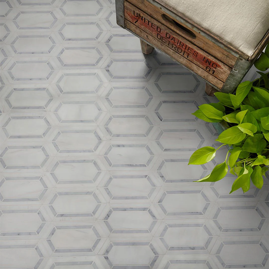 Bianco Dolomite Pavilion Picket - Stone Tile - Image 3