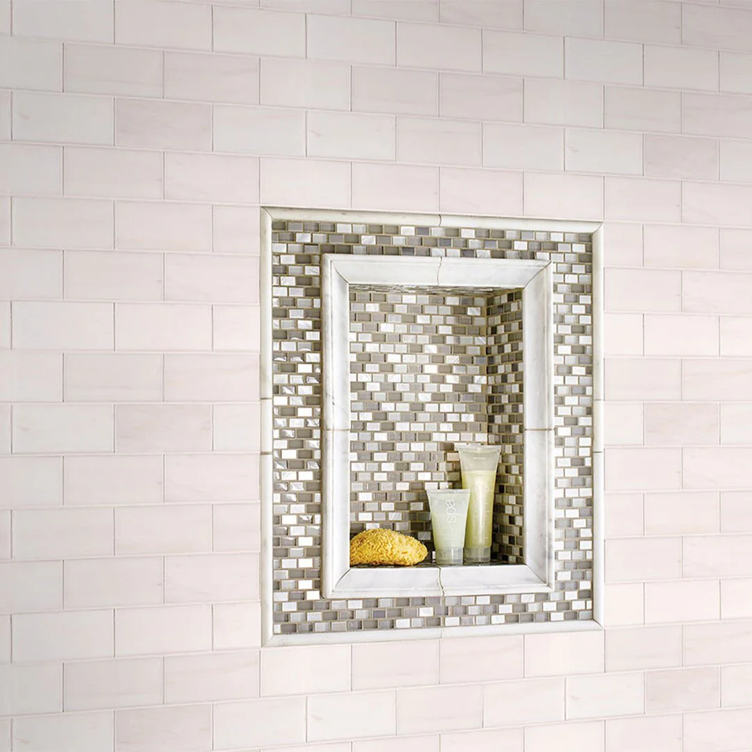 Bianco Dolomite Subway, 3" x 6" - Stone Tile - Image 3