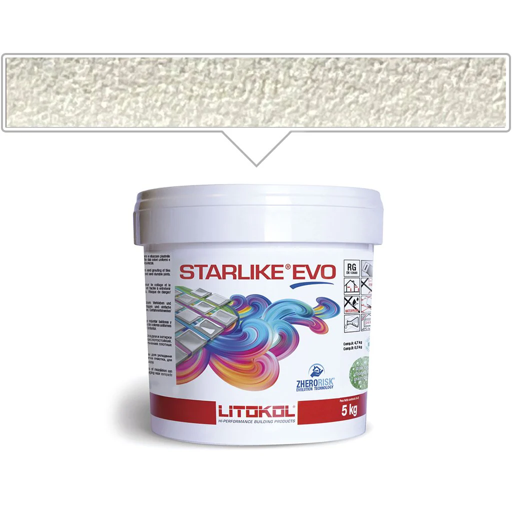 Bianco Ghiaccio EVO 102, 5.5lb Pail - Tile Grout