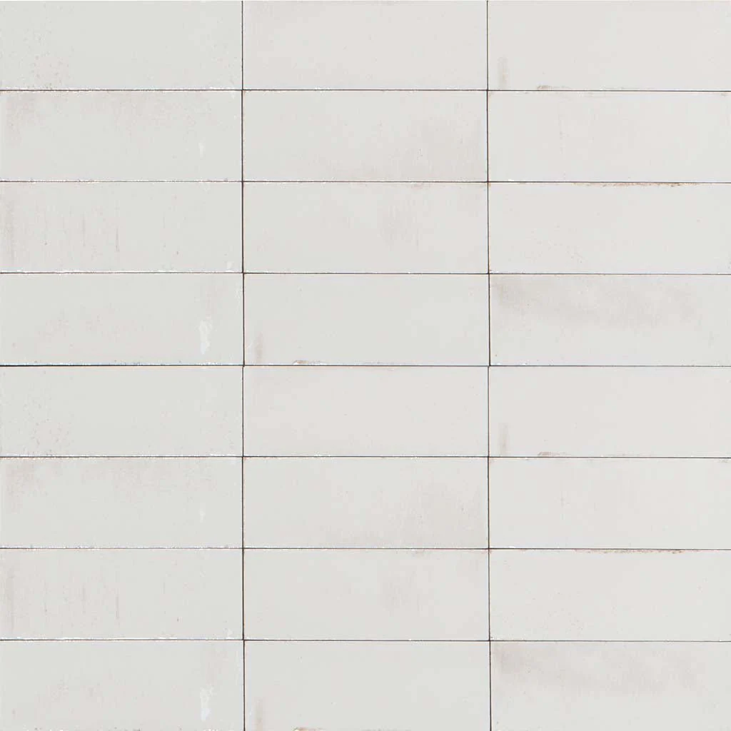 Bianco Glossy, 3" x 8" - Porcelain Tile
