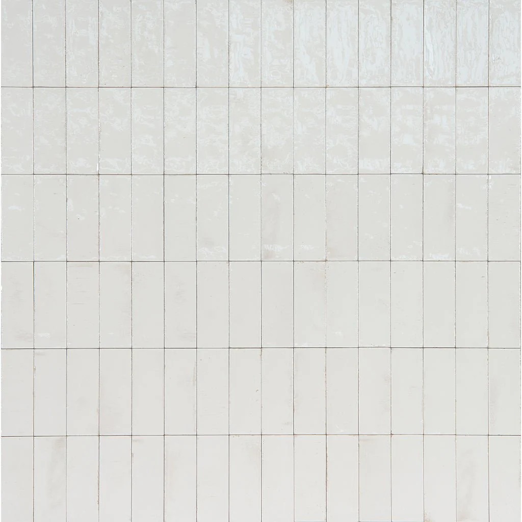 Bianco Glossy, 3" x 8" - Porcelain Tile - Image 2