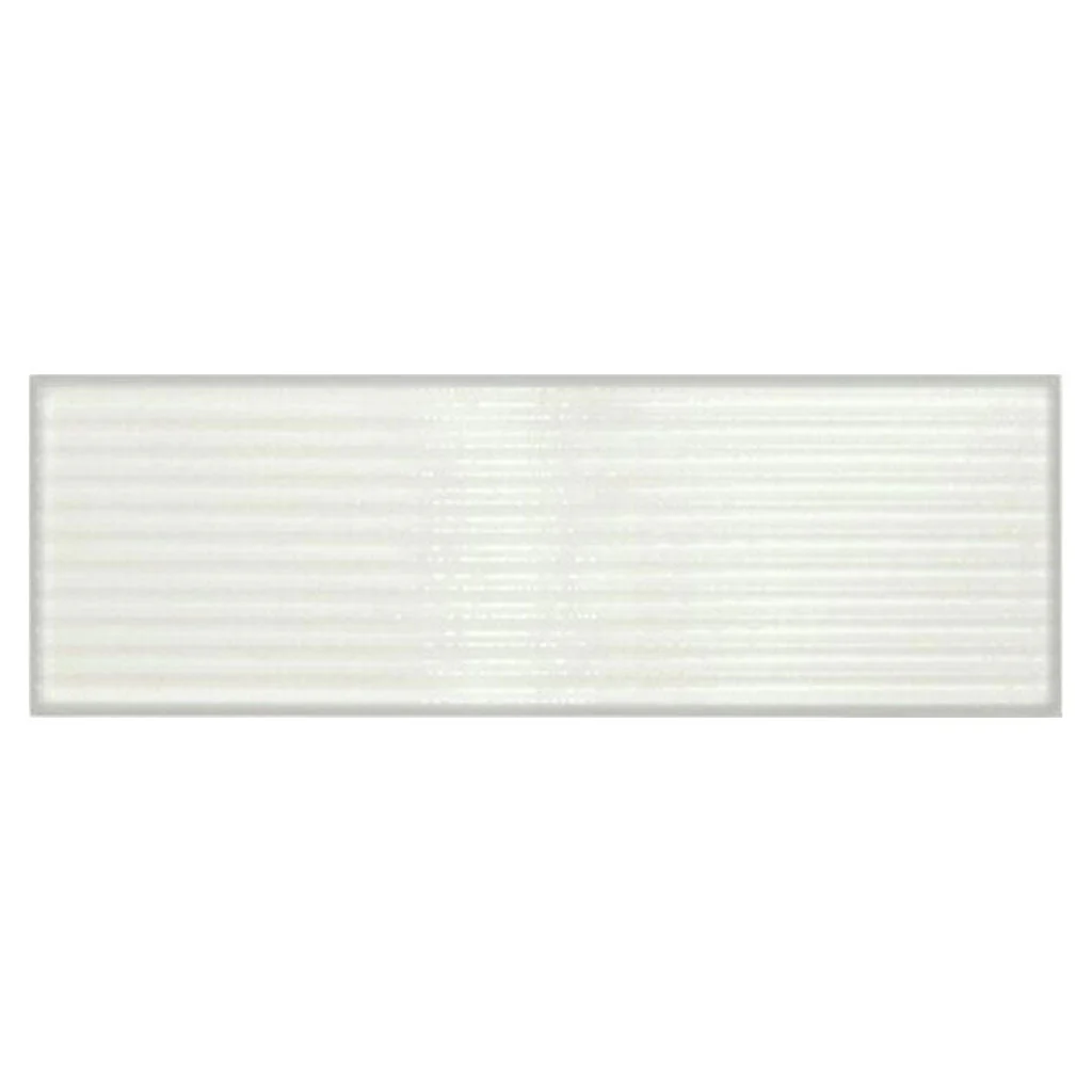 Bianco Groove, 4" x 12" - Porcelain Tile