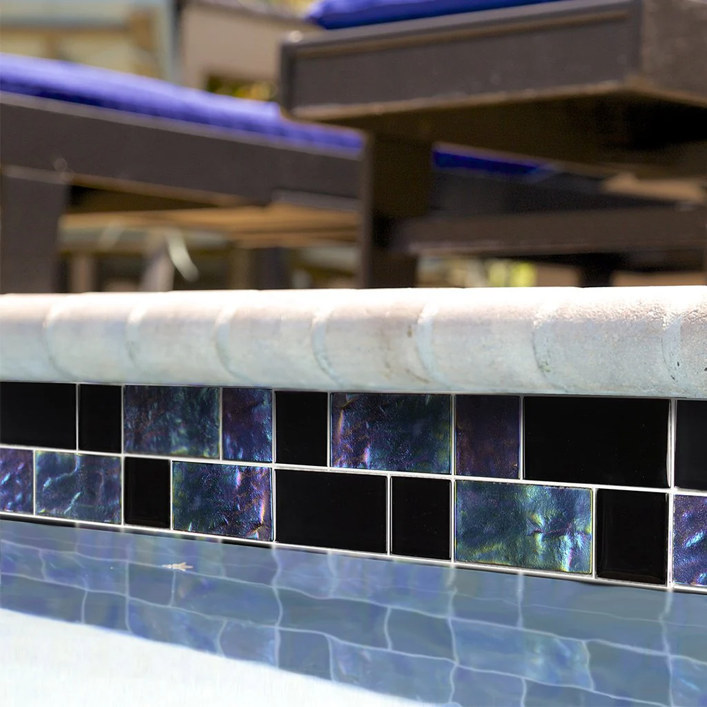 Black, Mixed - Glass Tile - Image 2