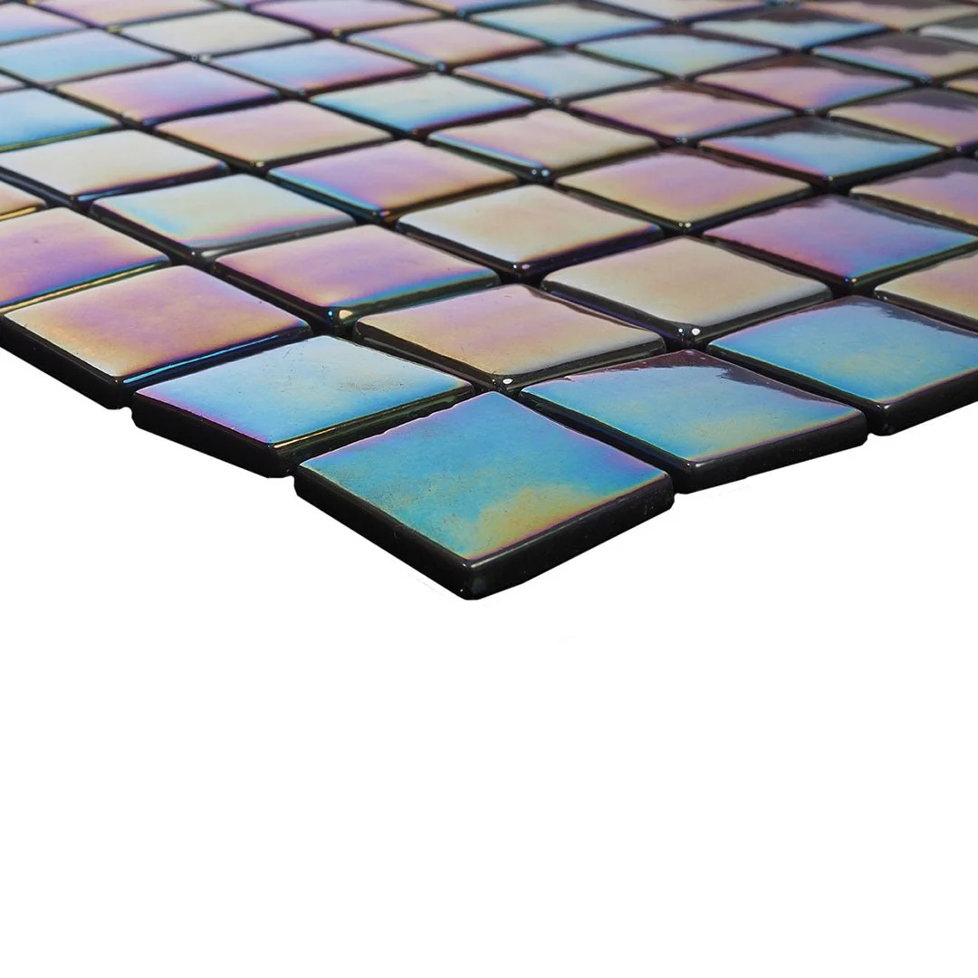 Black Pearl, 1" x 1" - Glass Tile - Image 3