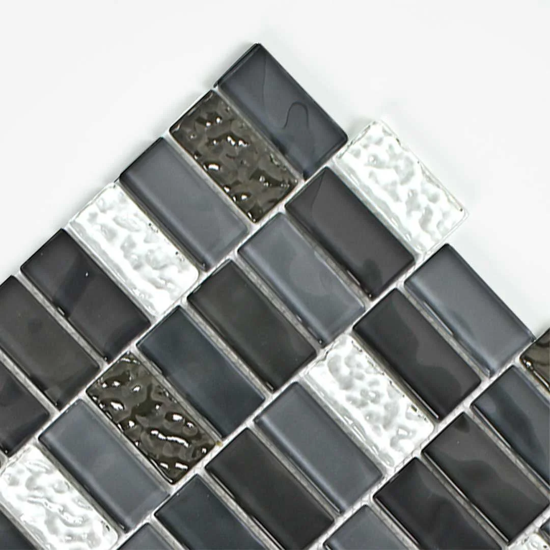 Black Sand, 1" x 2" - Glass Tile - Image 2