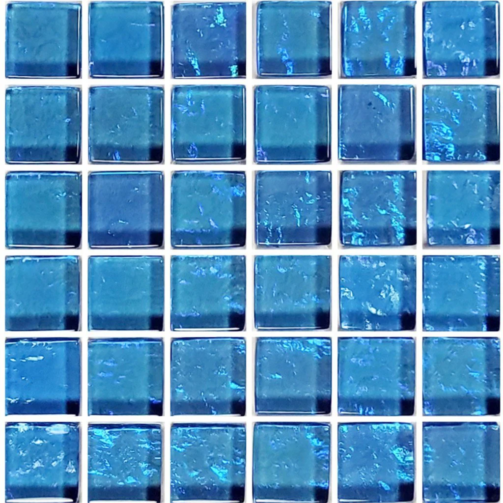 Blue, 1" x 1" - Glass Tile
