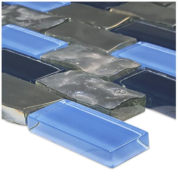 Blue, 1" x 2" - Glass Tile - Image 6