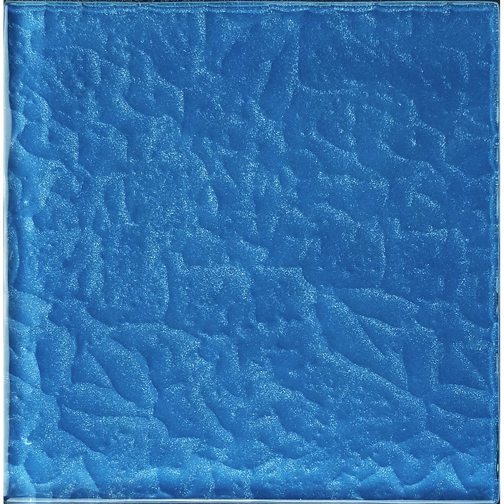 Blue, 6" x 6" - Glass Tile - Image 3