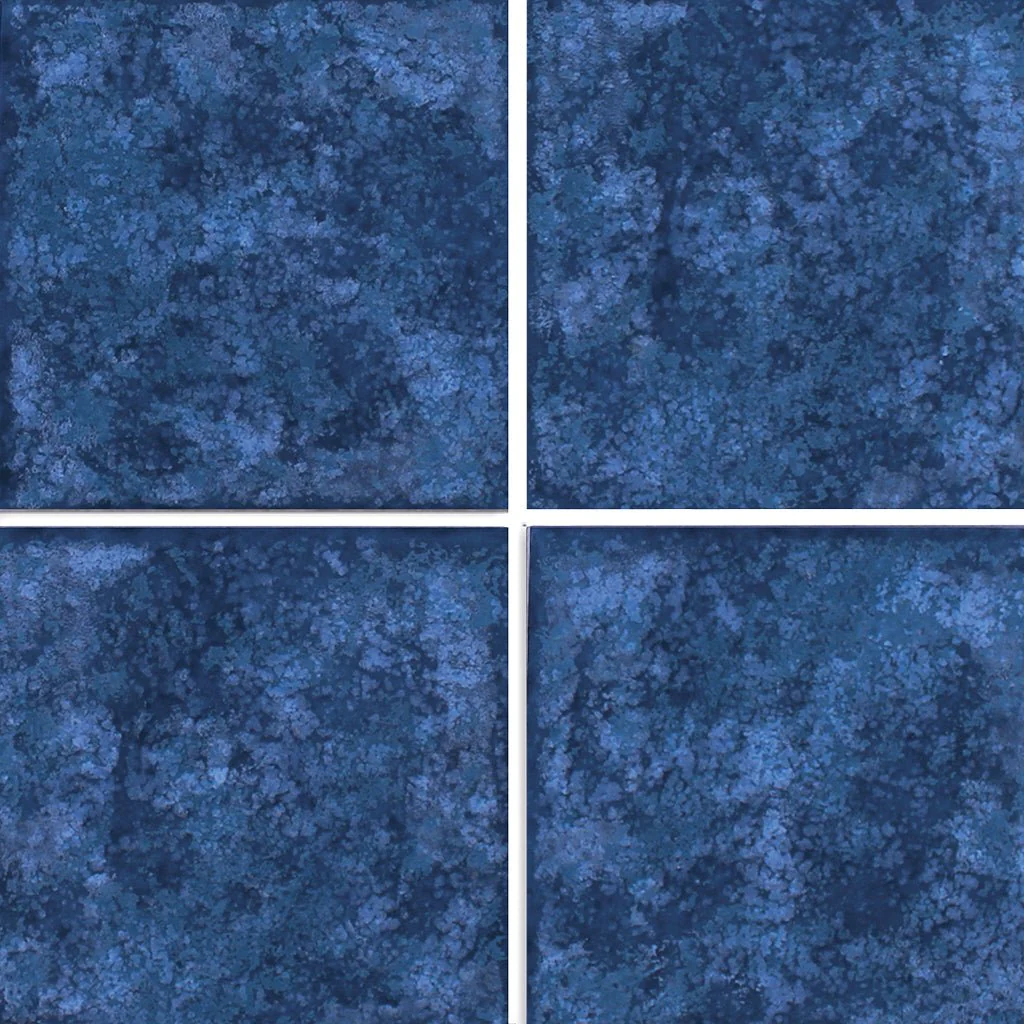 Blue, 6" x 6" - Porcelain Pool Tile