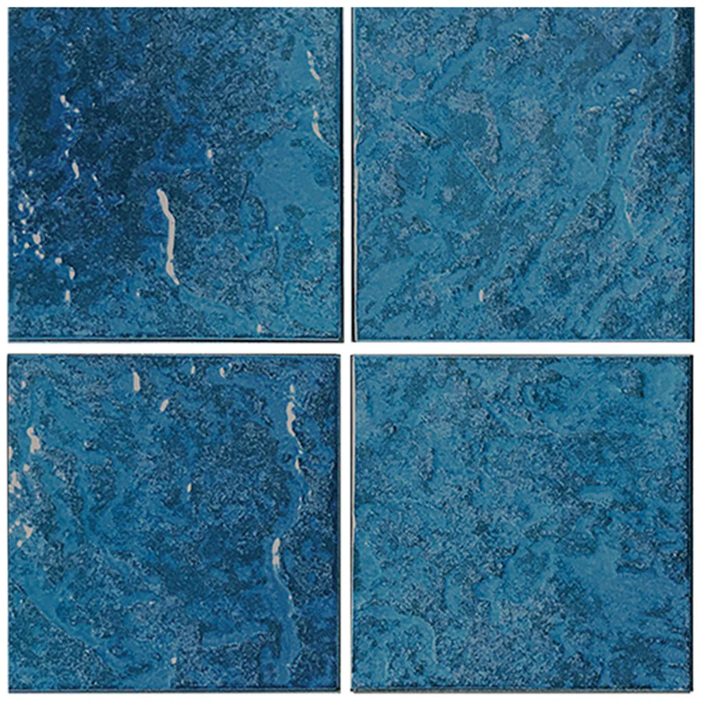 Blue, 6" x 6" - Porcelain Pool Tile