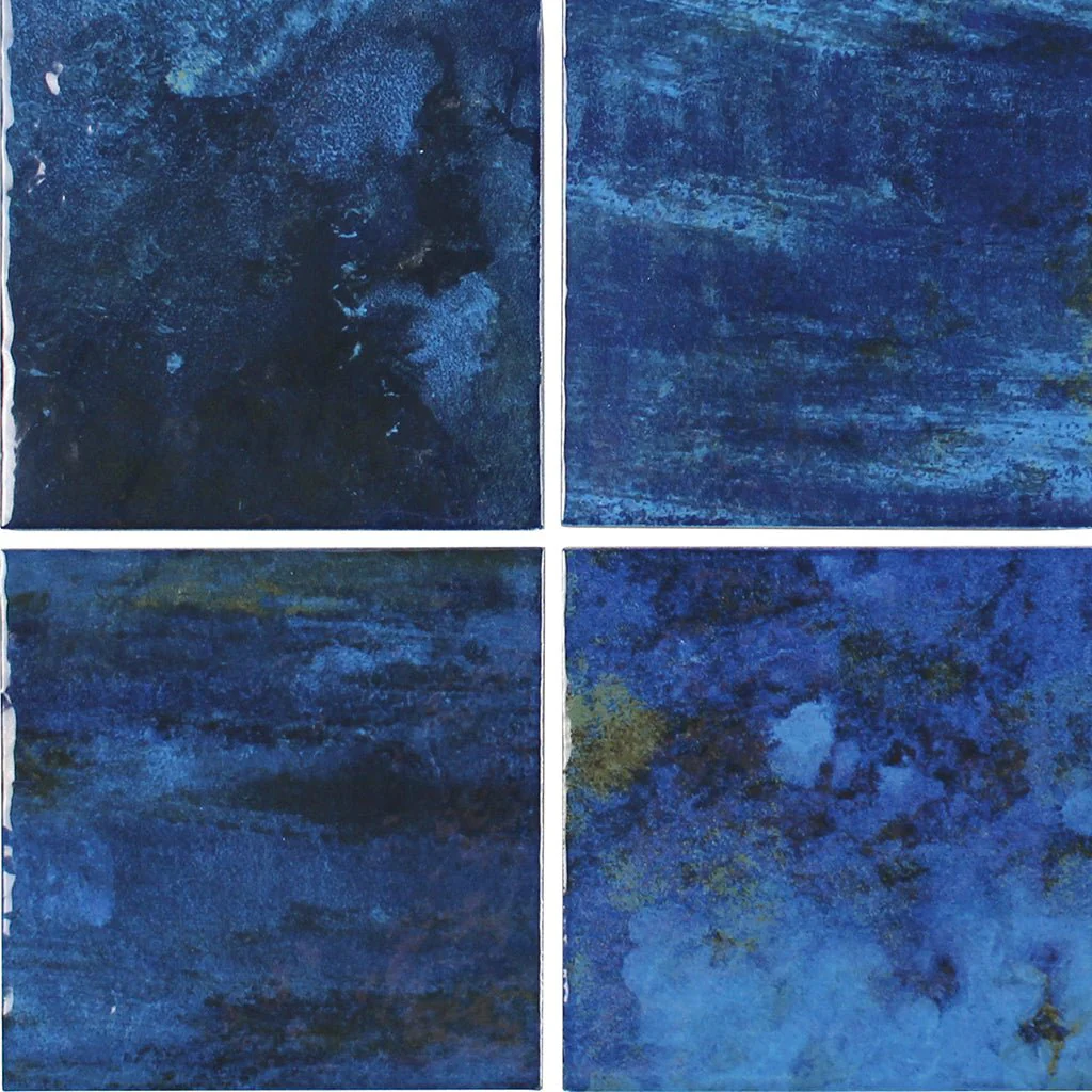 Blue, 6" x 6" - Porcelain Pool Tile