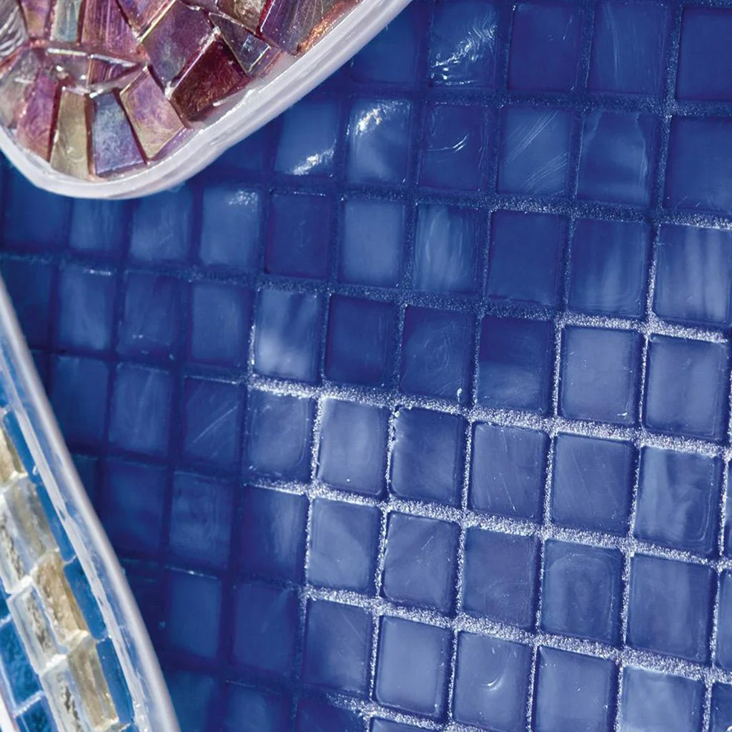 Blue Angel, 5/8" x 5/8" - Glass Tile - Image 3