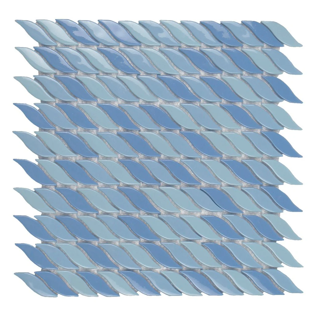 Blue Atoll, Mosaic - Glass Tile