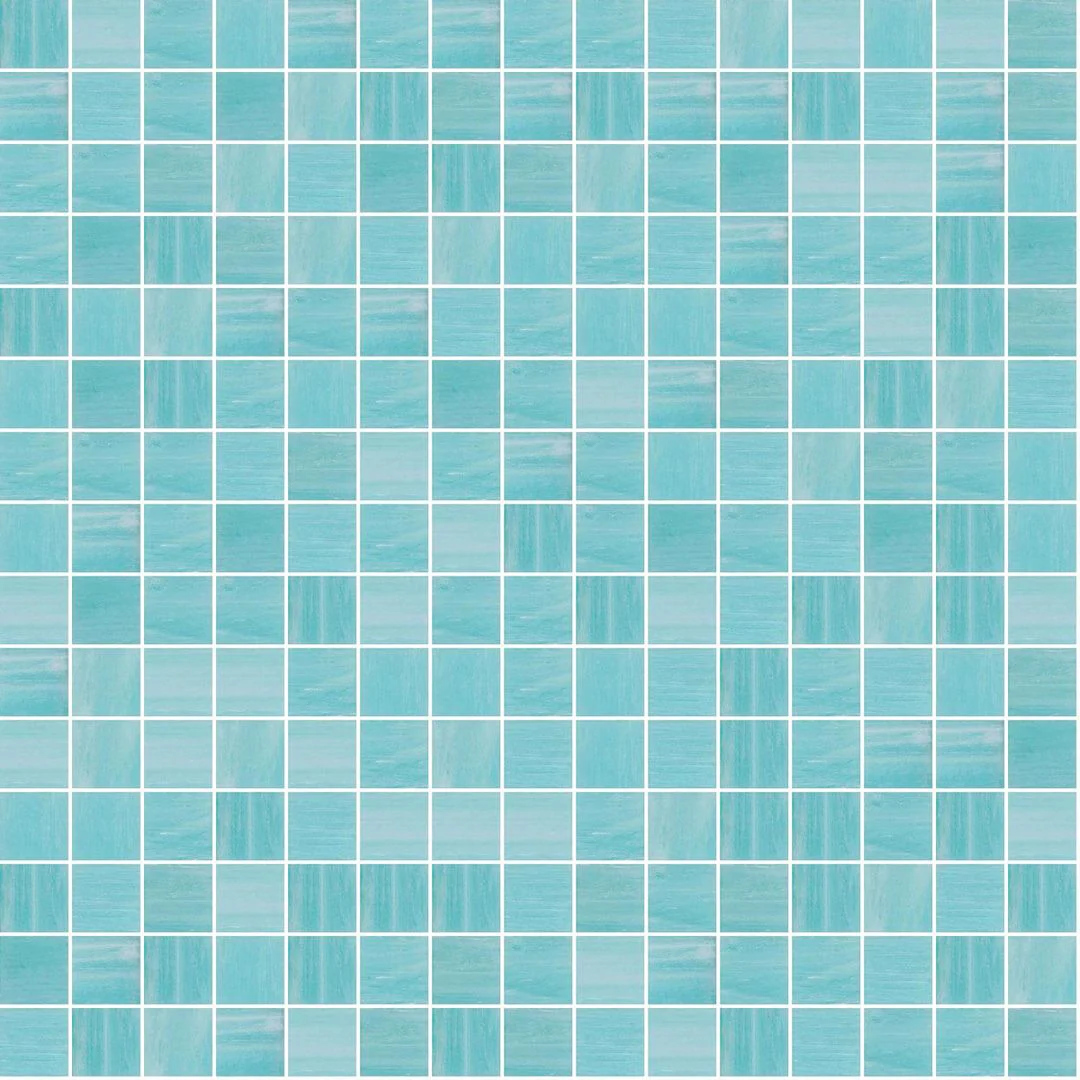 240 Blue Aura, 3/4" x 3/4" - Glass Tile - Image 3