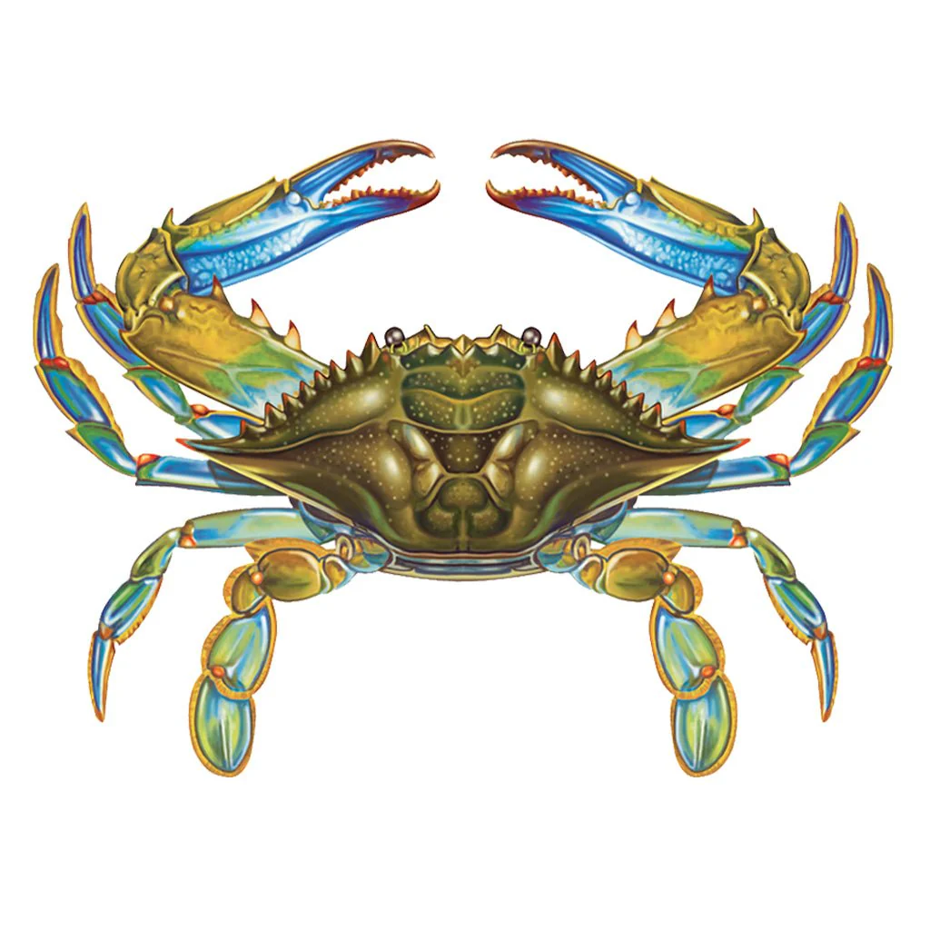 Blue Crab, 11"x8" - Pool Mosaic