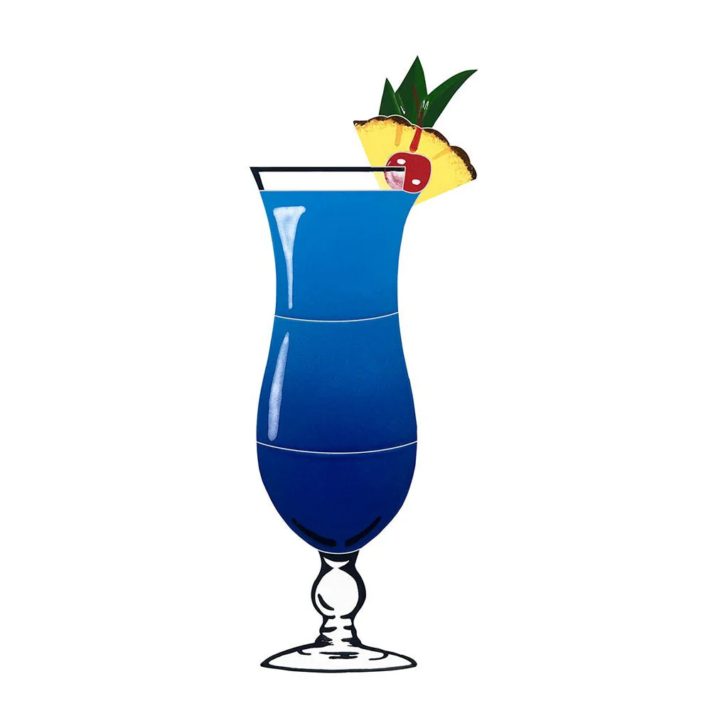Blue Hawaiian Drink - Pool Mosaic