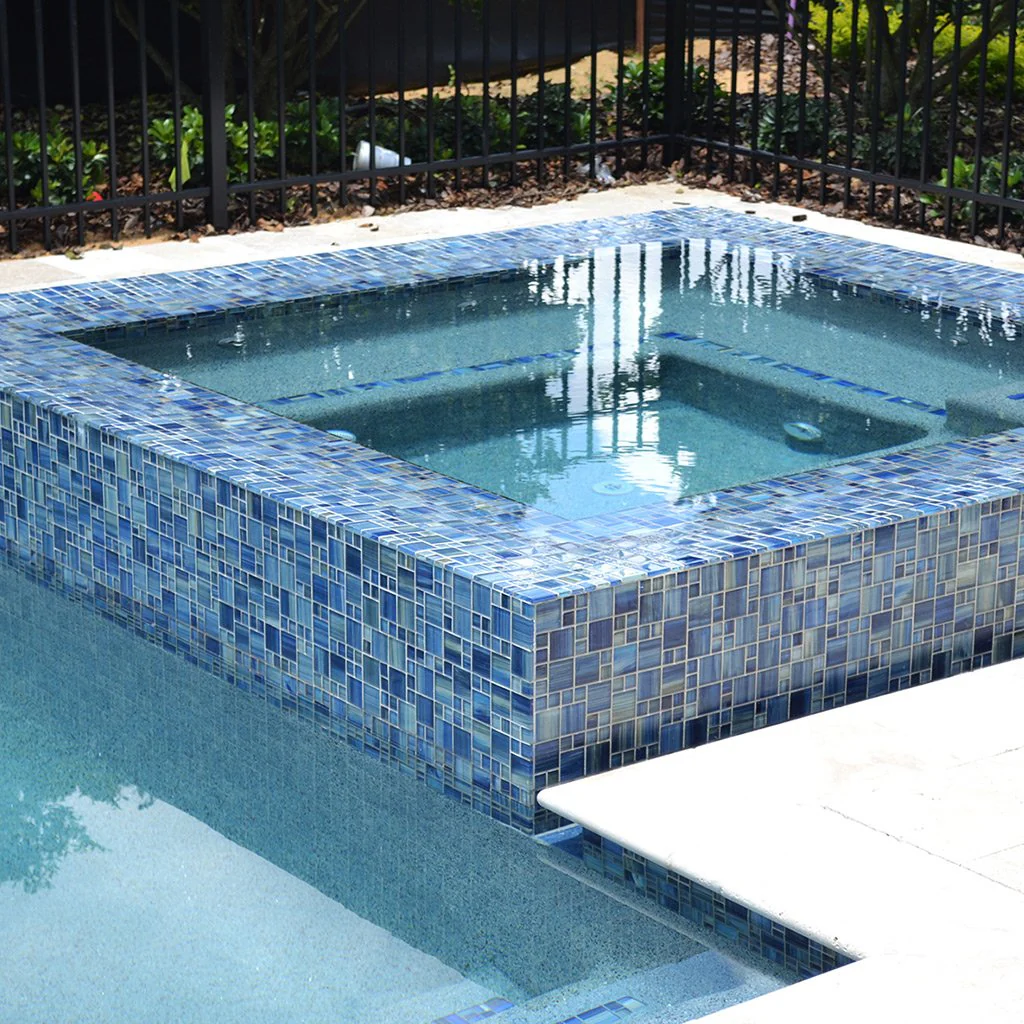 Blue, Mixed - Glass Tile - Image 3