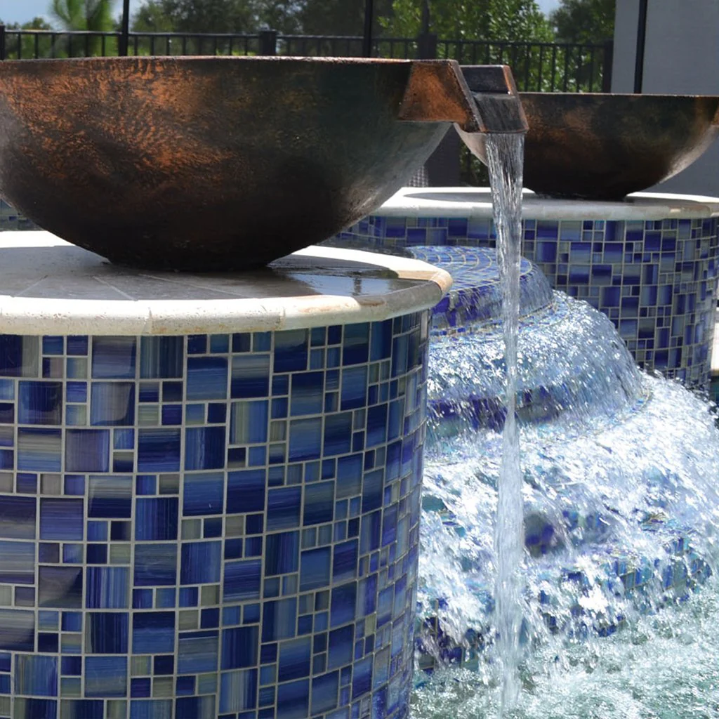 Blue, Mixed - Glass Tile - Image 4