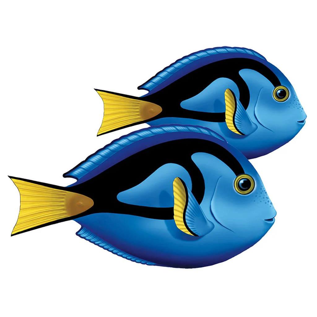 Blue Tang (Double) - Pool Mosaic