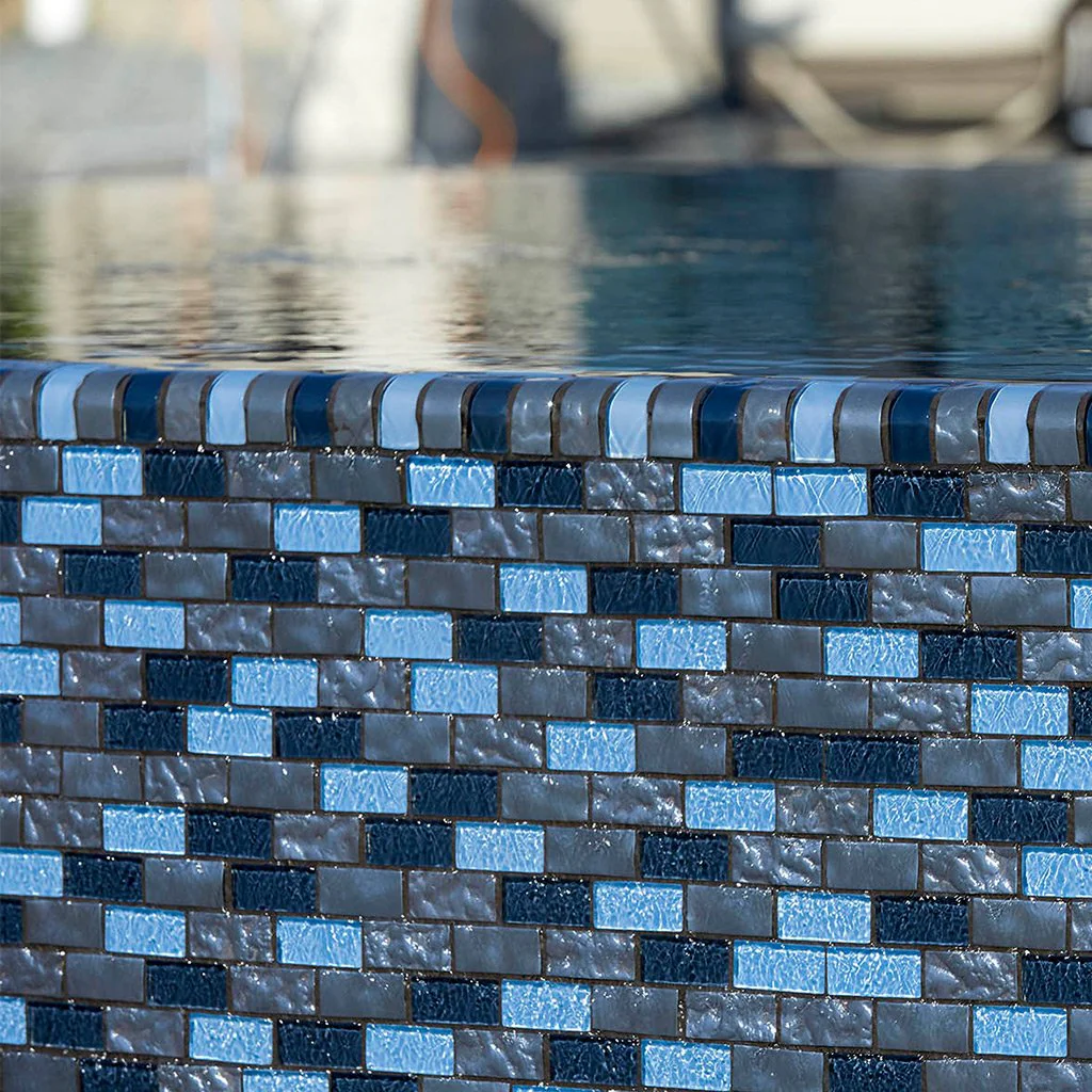Blue Blend, Trim - Glass Tile - Image 3