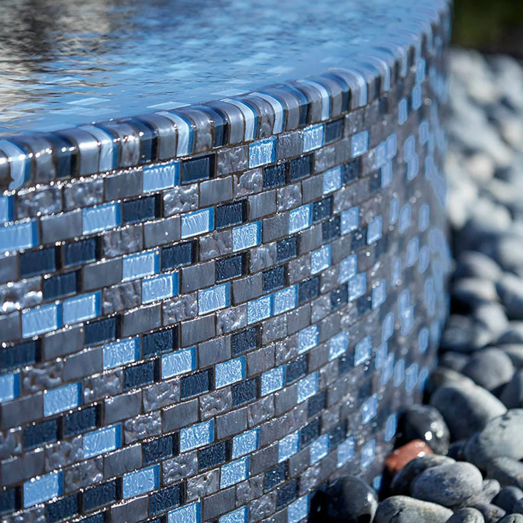 Blue Blend, Trim - Glass Tile - Image 4
